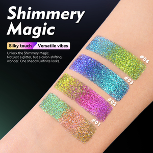 Ombretto in Polvere Shimmer Impermeabile Cromeleon a Marchio Privato, Lunga Durata, Alta Pigmentazione, Trucco <span class=keywords><strong>Occhi</strong></span> con Etichettatura Personalizzata - Product Image 4