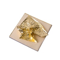 Feuille de cuivre en métal antique, 16x16cm, 1000 pièces, imitation feuille d'or, pour meubles de maison, décoration de plafond, 2.0 pièces