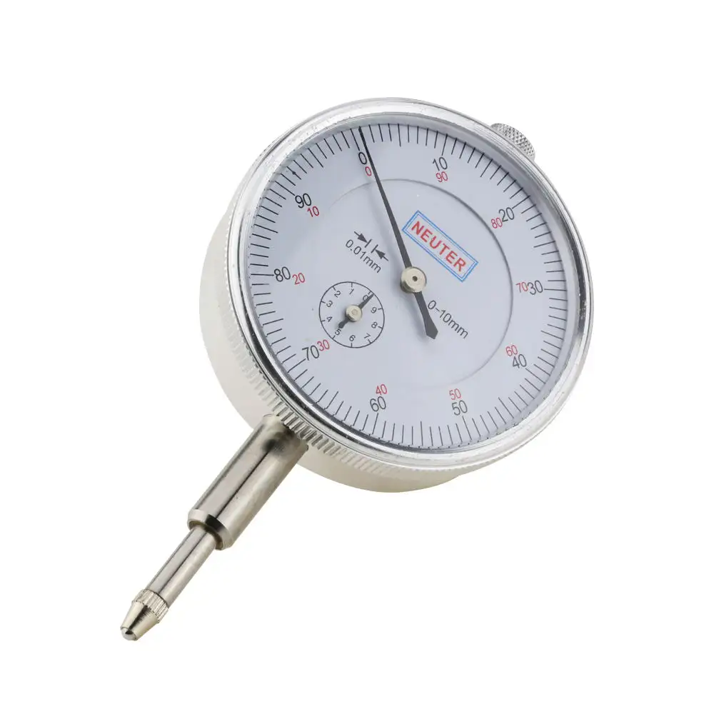 Wijzerplaat Indicatormeter 0-10Mm Meter Nauwkeurig 0.01Mm Resolutie Concentriciteit Test Mesure Instrument Tool Dial Meter Indicator