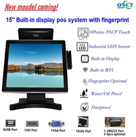 Kassensystem mit Papierherstellung, Android All-in-One, Dual 300cd/m2, Neues Modell mit Touchscreen