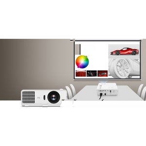 Proyector de Tiro Corto LH650, Pantalla LED Digital para Señalización, para Salas de Reuniones, Publicidad en Automóviles, Tablero Superior de Taxi - Product Image 1