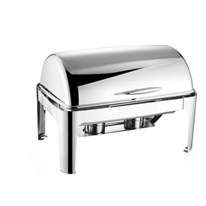 Ensemble de réchauds de buffet en acier inoxydable pour la maintien au chaud des aliments, matériel de chauffage alimentaire pour restaurants et fournitures hôtelières - Product Image 3
