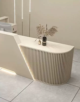 Meubles de réception modernes pour aménagement commercial, comptoir sur mesure pour boutique de détail, personnalisation