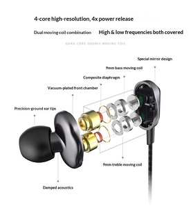 Écouteurs intra-auriculaires filaires 3,5 mm HIFI <span class=keywords><strong>avec</strong></span> transducteur dynamique, câble de 1,2 m, commande intégrée, casque stéréo HD pour téléphones mobiles <span class=keywords><strong>iPhone</strong></span> - Product Image 3