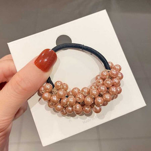 Tending moda elastici semplici accessori colorati per bambini fiore perla acrilico tessuto per dolce festa vendita all'ingrosso calda - Product Image 1