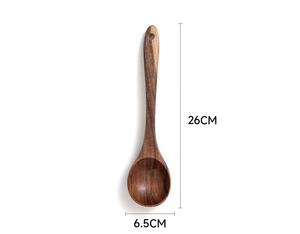 Set <span class=keywords><strong>di</strong></span> Utensili da Cucina in <span class=keywords><strong>Legno</strong></span> <span class=keywords><strong>di</strong></span> Faggio e Teak, Spatole, Mestoli e Cucchiai Spessi per Cucinare - Product Image 5