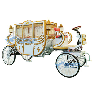 Meilleur prix - Carrosse de chevaux fantastique - Carrosse de chevaux intelligent - Carrosse royal électrique pour princesse - Product Image 1
