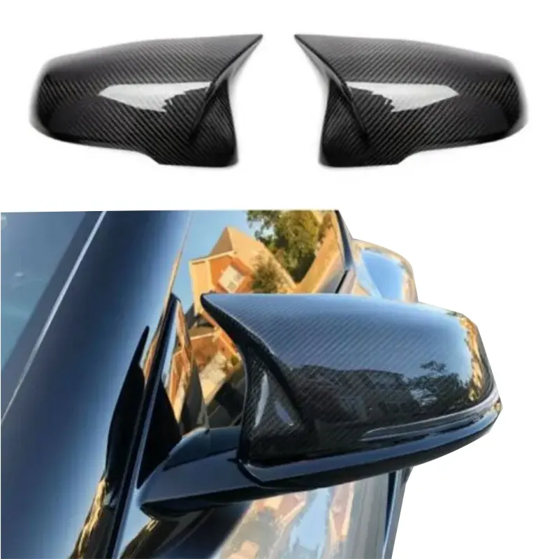 Tapas de espejo de fibra de carbono, estilo M, para Toyota GR, Supra, A90