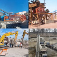 Broyeur de pierre de carrière 2PG Concasseur de pierre à double rouleau pour les industries de la construction minière de minerai