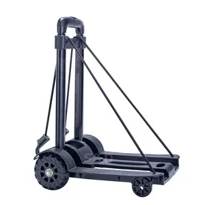 Compatto mini acciaio inox pieghevole telescopica leggera piatto pieghevole di acquisto portatile a scomparsa bagaglio a mano trolley carrello camion