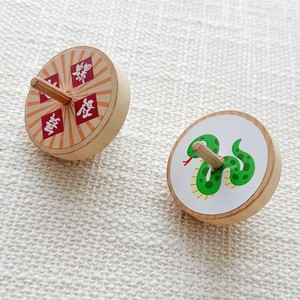 Trompo de Madera de Dibujos Animados Unisex, Juguete Giratorio Manual Colorido, Juego de Interacción Padres-Hijos - Product Image 1