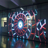 Installation facile Écran LED transparent Affichage de vitrines commerciales Écran publicitaire en verre transparent LED