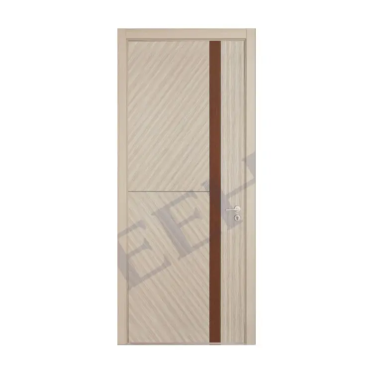 Moderno de madera de teca diseños de puertas de madera maciza pintura de colores de madera puertas de madera