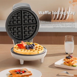 2025年家庭用オーブンミニアルミ電気ワッフルドーナツパンケーキサンドイッチメーカーフランス語操作言語 - Product Image 6