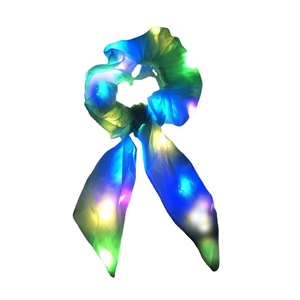 Fasce per capelli con luce a Led Premium fascette elastiche per capelli per ragazze modalità Multi luce LED elastici per capelli fluorescenti a emissione di luce per pasqua - Product Image 1