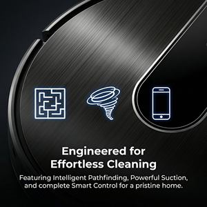 Aspiradora y Mopa Robótica N7S-U con Filtro HEPA, Succión de 1000-1499 Pa, Control por Aplicación, Diseño Ecológico - Product Image 2