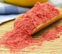 Zoete Gevriesdroogde Aardbei Chinese Bevroren Droge Fruitsnack In Geheel Poederpatroon Geconserveerde Smaak Gevriesdroogde Fruitkubus
