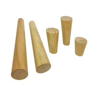 Pieds de meubles en bois massif de remplacement du milieu du siècle lit <span class=keywords><strong>fauteuil</strong></span> tabouret pieds armoire canapé jambes en bois - Product Image 2