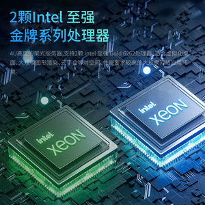 เซิร์ฟเวอร์ Intel Xeon Gold 2U แบบ Dual CPU 6262 สำหรับงาน AI เวิร์กสเตชัน บริการฐานข้อมูล - Product Image 1