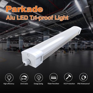 China Factory 40W IP66 IK10 LED Aluminum TriProof <b>Light</b> 180LM/W for <b>Workshop</b> Parking Garage - Product Image 2