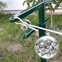 Connecteur de fil à boulon fendu, connecteur de clôture électrique, alliage d'aluminium pour plusieurs clôtures électriques