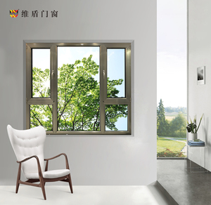 Fenêtre moderne en aluminium insonorisée à isolation thermique résistant au vent conception de pont <span class=keywords><strong>cassé</strong></span> pour la lumière du soleil de persienne de chambre à coucher - Product Image 3