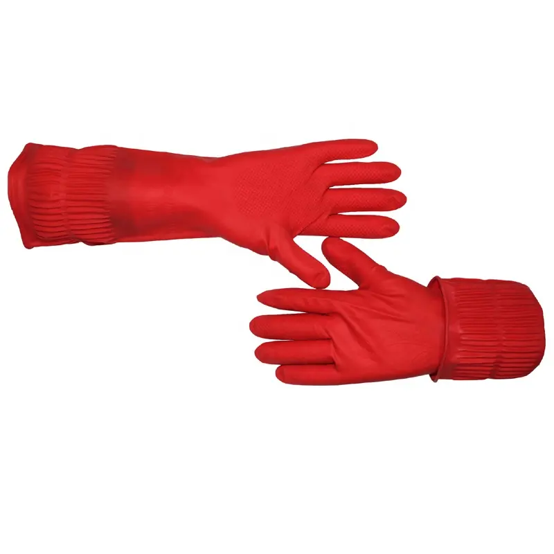 Lange Manschette Gummi Geschirrs pül handschuhe für die Küche, Reinigung Geschirrs pül handschuhe lang für den Haushalt wieder verwendbar langlebig, Luvas Guantes