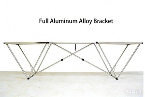 Table pliante portable en alliage d'aluminium extra longue de 3 mètres pour l'installation de papier peint, les barbecues et les fêtes de jardin - Product Image 2