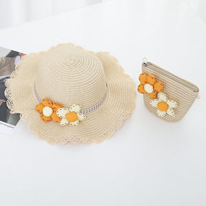 Vente <span class=keywords><strong>en</strong></span> gros de sombreros Luffy Polynésie à la mode pour enfants de haute qualité, chapeau de plage <span class=keywords><strong>en</strong></span> paille sans couronne pour enfants - Product Image 2