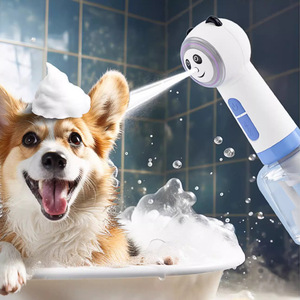 เครื่องทำโฟมแชมพูสำหรับสัตว์เลี้ยงแพนด้าน่ารัก 350 มล. เครื่องกำเนิดโฟมอาบน้ำสำหรับสุนัขและแมวแบบใช้แบตเตอรี่ - Product Image 5