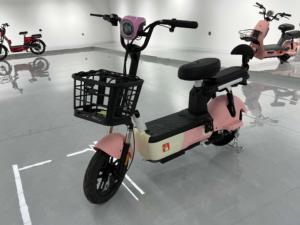 Motocicleta Eléctrica sin Escobillas de 350W, 3 Velocidades, Neumático de Vacío de 14 Pulgadas, 2 Asientos, Pantalla LCD, Alta Velocidad, Electrónica, para Adultos - Product Image 3