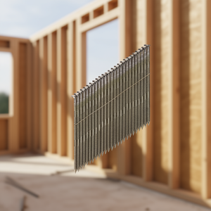 Clavos Adhesivos de Alambre Soldado, Perfil Liso Pulido, Calibre 16, 2-1/2 Pulgadas de Longitud, Para Enmarcado - Product Image 3