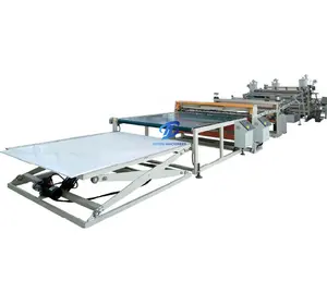 HDPE PP وحدة إنتاج ألواح البلاستيك لوح ورقي لوحة الطارد