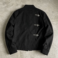 Veste de travail personnalisée en toile de coton épaisse de style streetwear, avec fermoir de pompier, pour ouvrier, camionneur, pompier, charpentier