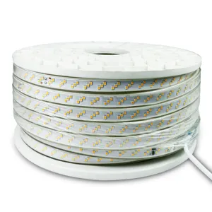 Tira de luces Led impermeable IP67, CA, 220v, 5050 RGB, 60 led
