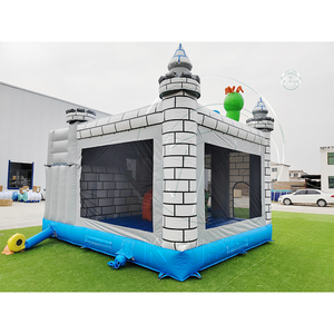 Château gonflable Dragon Guarded Castle, <span class=keywords><strong>forteresse</strong></span> médiévale commerciale, château de saut à thème pour les locations de fêtes pour enfants - Product Image 4