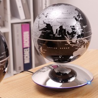 Globos Terráqueos Magnéticos Levitantes Giratorios Educativos para Mesa, Regalos Decorativos Geométricos al por Mayor