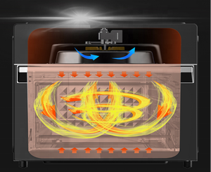 Freidora <span class=keywords><strong>de</strong></span> Aire Eléctrica Digital Inteligente, Horno <span class=keywords><strong>Tostador</strong></span> Multifunción <span class=keywords><strong>de</strong></span> 30L con Cubierta <span class=keywords><strong>de</strong></span> Acero Inoxidable para Pollo Crujiente - Product Image 4