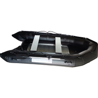 Bateau gonflable en PVC Plancher de pont en aluminium/air Certificat CE Bateaux de pêche