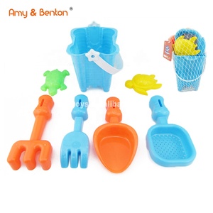 Kit di attrezzi per pala a secchiello per stampi da spiaggia per acqua di sabbia per bambini - Product Image 6
