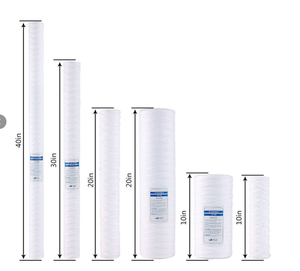 Cartouche filtrante à sédiments en PP enroulée sur mesure OEM, vente en gros directe d'usine, cartouche de remplacement pour purificateur d'eau 10 et 20 pouces - Product Image 5