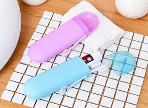 Étui de voyage portable en <span class=keywords><strong>plastique</strong></span> durable pour brosse à dents et dentifrice, idéal pour le camping, l'école, les voyages d'affaires et les salles de bain - Product Image 4