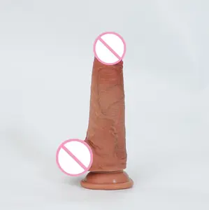 Fabrika fiyat yumuşak Consolador para mujer yapay Penis renkli kadın vajina mastürbasyon yapay Penis kadınlar erkekler için eşcinsel gerçek oyuncaklar