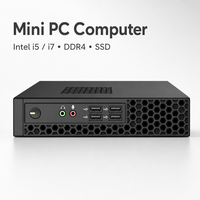 Mini PC AI Elite 14 cœurs Intel Core Ultra 5 125H Haute Performance DDR5 NVMe SSD 8K WiFi6E Ordinateur de Bureau Professionnel