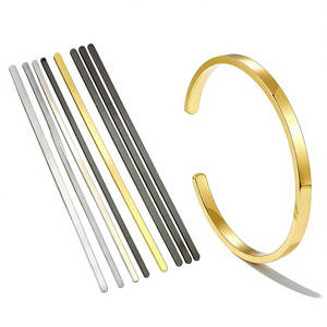 Personalização Jóias Gravado 316 Aço Inoxidável Logotipo Personalizado Citações Inspiradas Em Branco Bar Bangle Pulseira para Jóias DIY - Product Image 3