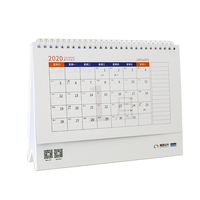 Conception personnalisée de style traditionnel 12 planificateur mensuel impression calendrier d'affaires pour calendrier de table d'entreprise