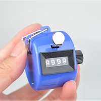 Compteur manuel mécanique portable en plastique coloré pour inventaire d'entrepôt, statistiques de flux, laboratoire JVLAB