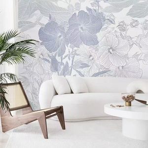Murale Floreale Extra Large di Alta Qualità su Misura per Bagno e Camera da Letto, Impermeabile e Facile da Installare - Product Image 3