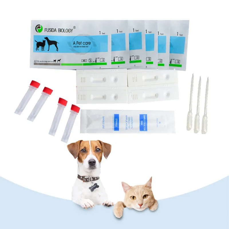 Быстрый тест для собак, CPV Canine, парвовирус, антиген, тест, медицинский диагностический тест, комплект