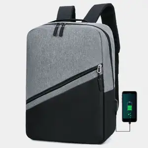 suppliers oem custom grey waterproof oxford unisex student bag smell proof eco friendly laptop backpack bag for school teens